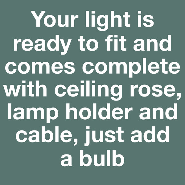Complete ceiling light