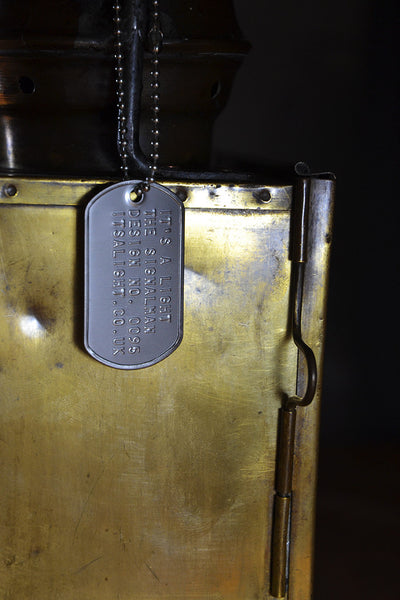 The ‘Signalman’ Vintage Brass Table lamp/Desk Lamp