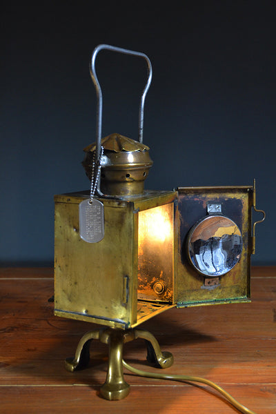 The ‘Signalman’ Table lamp, unusual lighting