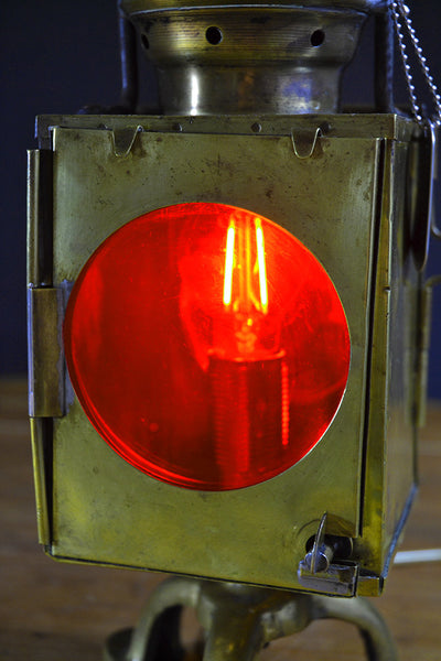 The ‘Signalman’ Table lamp, unusual lighting