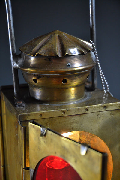 The ‘Signalman’ Vintage Brass Table lamp/Desk Lamp
