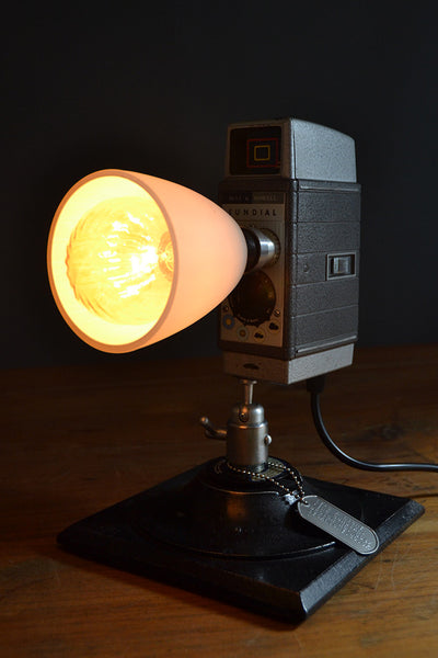 The 'Sundial' Camera Light, Quirky Table Lamp/Desk lamp