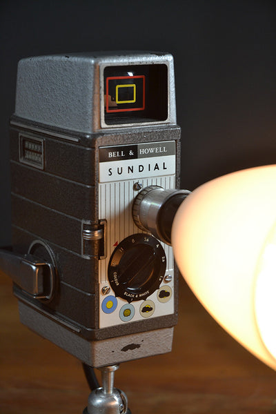 The 'Sundial' Camera Light, Quirky Table Lamp/Desk lamp