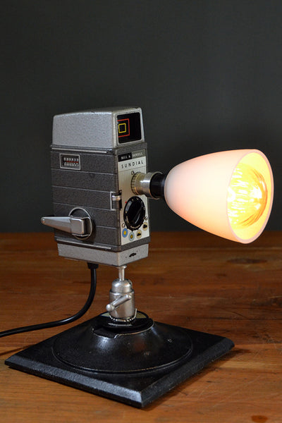 The 'Sundial' Camera Light, Quirky Table Lamp/Desk lamp