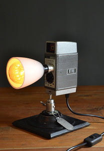 The 'Sundial' Camera Light, Quirky Table Lamp/Desk lamp